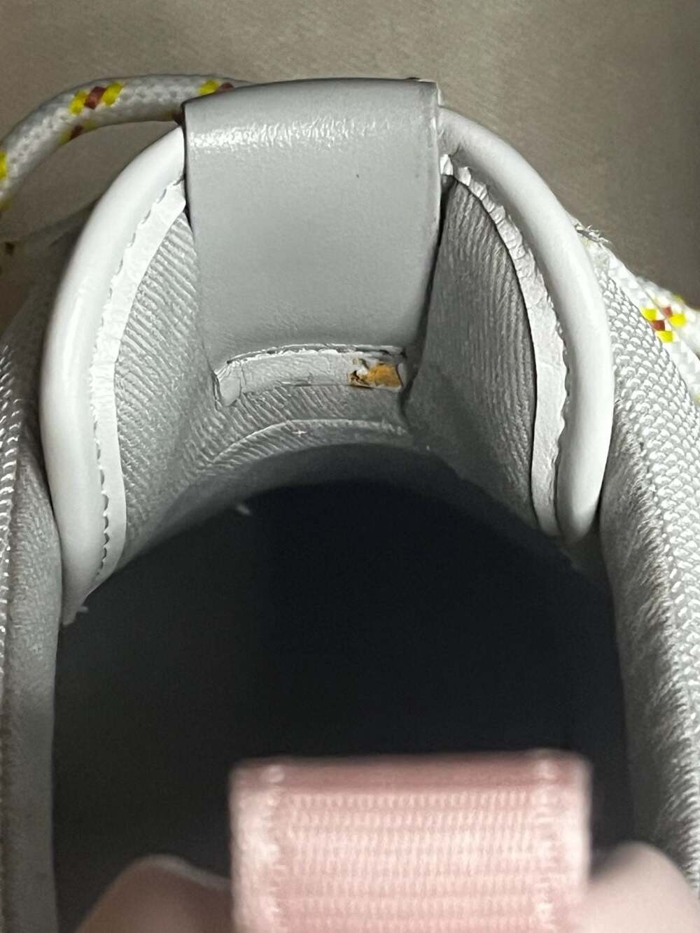 Michael Kors Maddy Color-Block Mixed-Media Trainer Pink/Yellow Sneaker - Picture 7 of 8